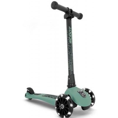 Trotinetă Scoot and Ride HighwayKick 3 Forest LED (96345)