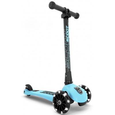 Trotinetă Scoot and Ride HighwayKick 3 Blueberry LED (96356)