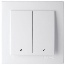 Выключатель Nilson 24111011 Touran (20401010) White 3pcs