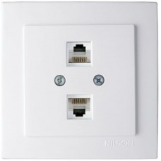 Розетка Nilson 24111047 Touran (20401022) White 1pcs