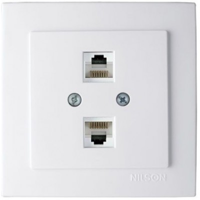 Розетка Nilson 24111047 Touran (20401022) White 1pcs