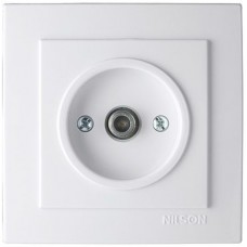 Priză Nilson 24111065 Touran (20401032) White 2pcs