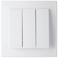 Выключатель Nilson 24111066 Touran (20401005) White 3pcs