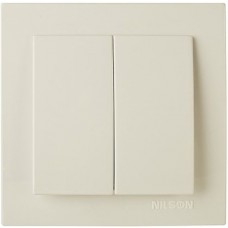 Выключатель Nilson 24121003 Touran (20402003) Cream 3pcs