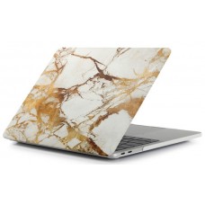 Husă pentru laptop Helmet Hardshell for Macbook Air 13 2017 Marble Gold