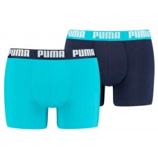 Мужские трусы Puma Basic Boxer 2P Aqua/Blue M