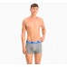 Мужские трусы Puma Basic Boxer 2P Blue/Grey Melange L (521015001015)