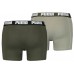 Мужские трусы Puma Basic Boxer 2P Dark Green Combo S