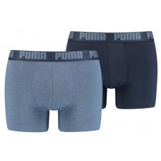 Мужские трусы Puma Basic Boxer 2P Denim S (521015001037)