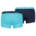 Мужские трусы Puma Basic Trunk 2P Aqua/Blue L