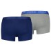 Мужские трусы Puma Basic Trunk 2P Blue/Grey Melange L (100000884023)