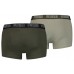 Мужские трусы Puma Basic Trunk 2P Dark Green Combo S