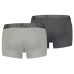 Мужские трусы Puma Basic Trunk 2P Dark Grey Melange/Black S (100000884008)