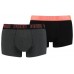 Мужские трусы Puma Basic Trunk 2P Red/Grey/Black S