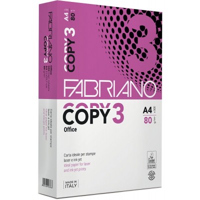 Бумага для печати Fabriano Copy 3 Office А4, 80 g/m2 500p