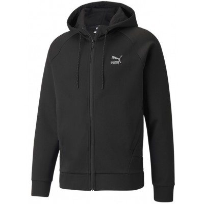 Мужская толстовка Puma Classics Tech FZ Hoodie DK Puma Black L