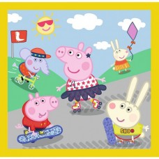 Пазл Trefl 3in1 Peppa's happy day (34849)