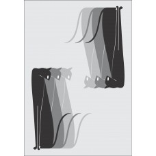 Ковёр Home Style Cats Silhouette 1.60x2.30m