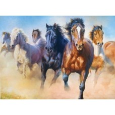 Пазл Trefl 2000 Galloping Herd of Horses (27098)