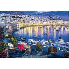 Puzzle Trefl 1500 Mykonos at Sunset (26144)