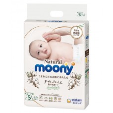 Подгузники Moony Natural S 58pcs