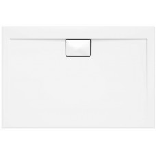 Cadița de duș Polimat Vegar White Square 120x90x1,5x4,5 (16240)