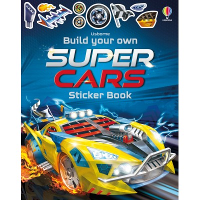 Книга Build Your Own Supercars Sticker Book (9781474969161)