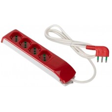 Prelungitor electric Fanton 1.5m 16A 2P+T 3G 1mm Red/White (10219)