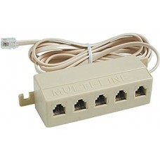 Prelungitor electric Fanton RJ11 2m 6/4 Beige (9640)