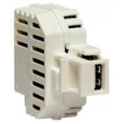 Розетка Fanton USB Keystone 2.1A White (9663)