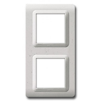 Рамка для розеток и выключателей AVE 2+2M White/Marmor (5739)