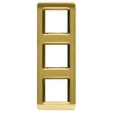 Рамка для розеток и выключателей AVE 2+2+2M Ottone/Gold Matte (5735)