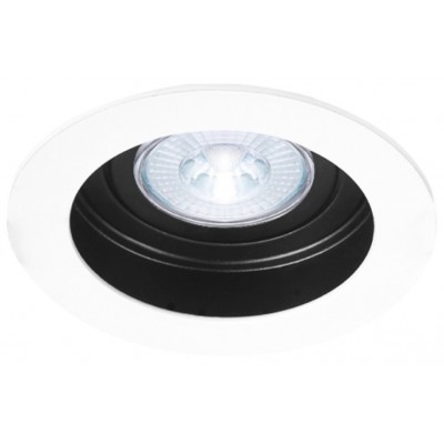 Встраиваемый светильник Braytron Beta GU10 220V IP20 D100x38mm White/Black (5481)