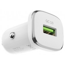 Автомобильная зарядка Borofone BZ12A Micro-USB White