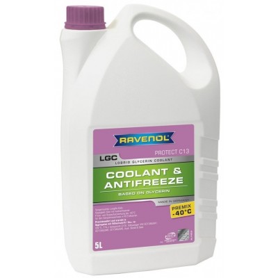 Антифриз Ravenol LGC Lobrid Glycerin Coolant Premix -40°C 5L