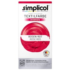 Краситель для ткани Simplicol Rosen-Rot Intensive 400g+150ml