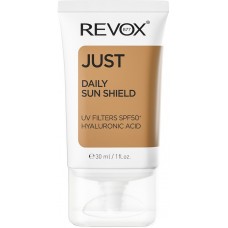 Крем для лица Revox Just Daily Sun Shield UVA+UVB Filters SPF 50+Hyaluronic Acid 30ml