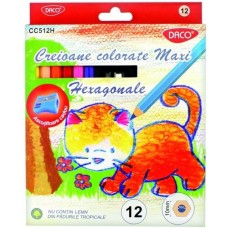 Creioane colorate Daco 12pcs (CC512H)