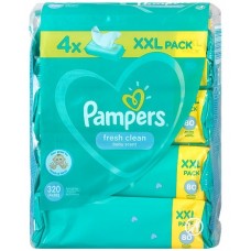 Детские влажные салфетки Pampers Fresh clean 3+1x80