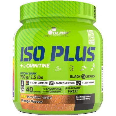 Изотоник Olimp Iso Plus Powder + L-Carnitine Orange 700g