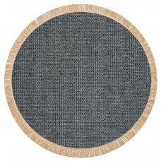 Ковёр Eko Hali Brooklyn BRK 01 Antrasit Silver Round 1.30x1.30m