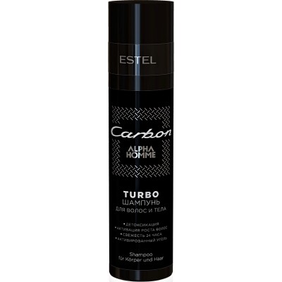 Șampon pentru păr Estel Alpha Homme Carbon Turbo 250ml