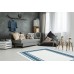 Covor Eko Hali Noa Kilim NK 06 Navy White 1.55x2.30m