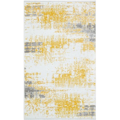 Covor Eko Hali Noa Kilim NK 01 Yellow Grey 1.55x2.30m