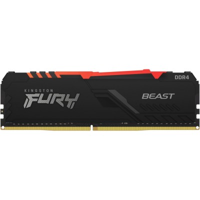 Memorie Kingston Fury Beast RGB 16GB DDR4-3200MHz (KF432C16BB1A/16)