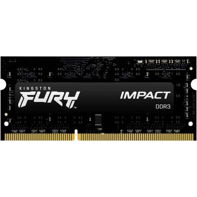 Оперативная память Kingston Fury Impact 8Gb DDR3 1600MHz SODIMM (KF316LS9IB/8)