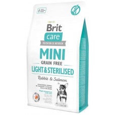 Hrană uscată pentru câini Brit Care Mini Grain Free Adult Light & Sterilised 2kg