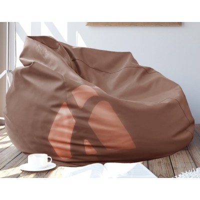 Puf Deco Piele Eco Brown