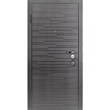 Входная дверь Lumea Fierului Resiste Acustica Wenge Gray Horizon/White Mat (900x2040)