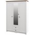 Шкаф Неман Tivoli MH-035-23 Textured White/Stirling Oak